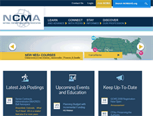 Tablet Screenshot of ncmahq.org